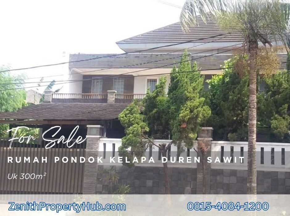 rumah di pondok kelapa